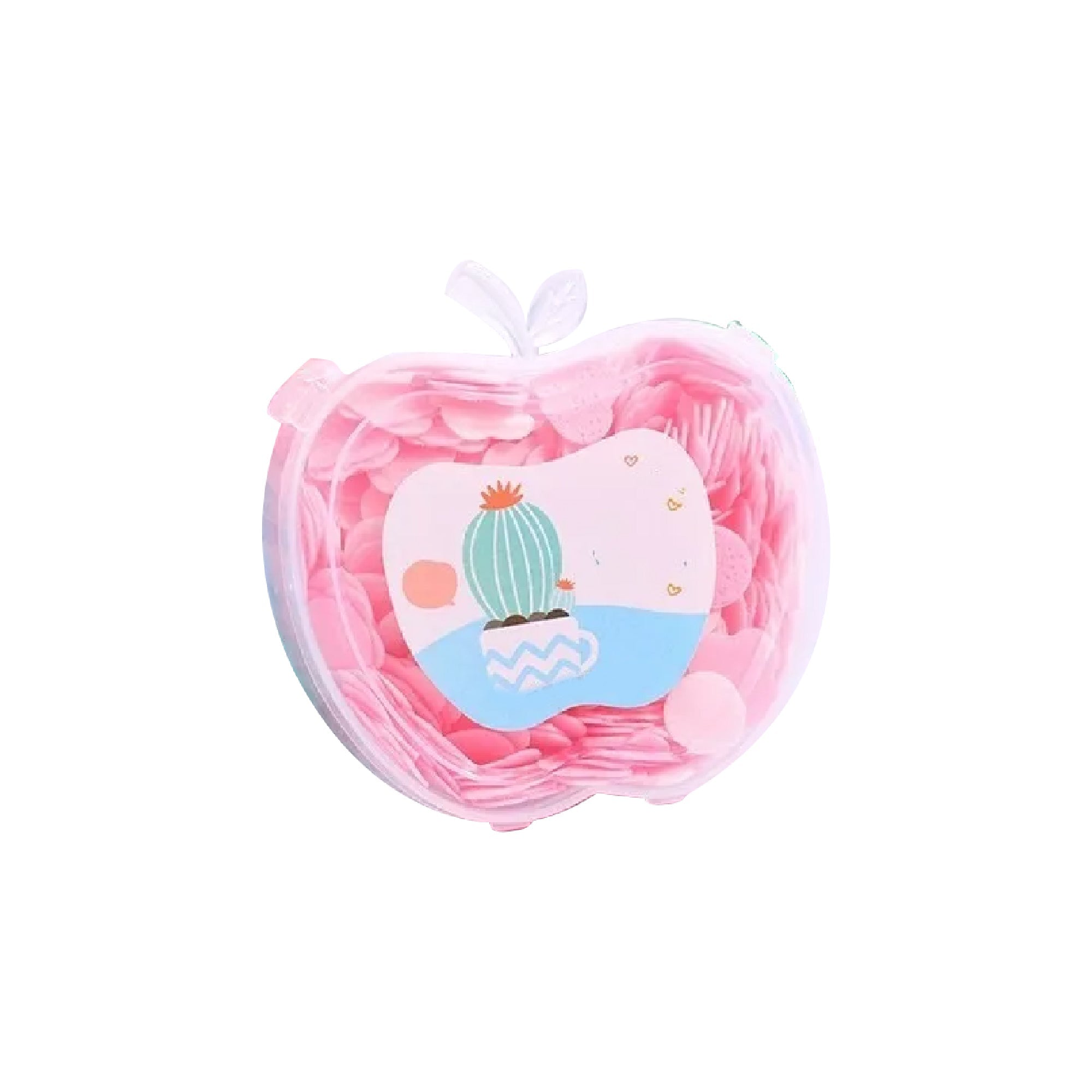Apple-shaped paper soap sheets Apple-shaped paper soap sheets